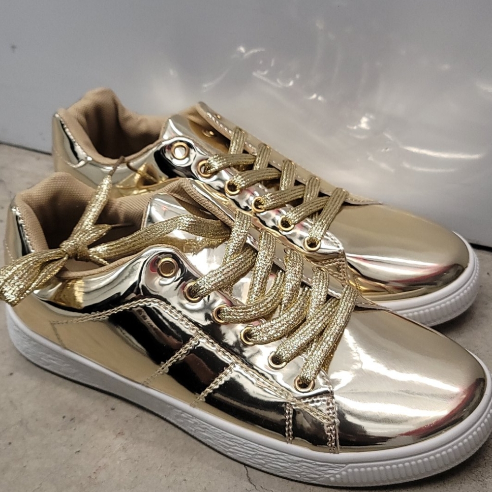 Gold Mettalic Sneaker